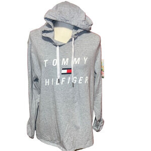 Tommy Hilfiger Sport Women’s Light Gray Pullover Hoodie XL